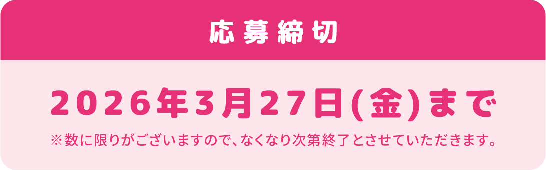 応募締切：2026年3月27日(金)まで